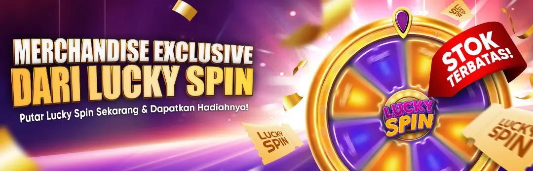 Merchandise Exclusive Dari Lucky Spin